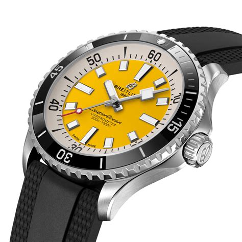 breitling superocean yellow 42.